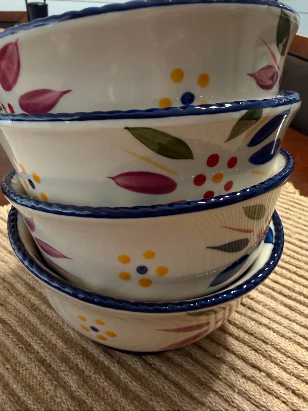 Set of 4 Temptations Ovenware by Tara 